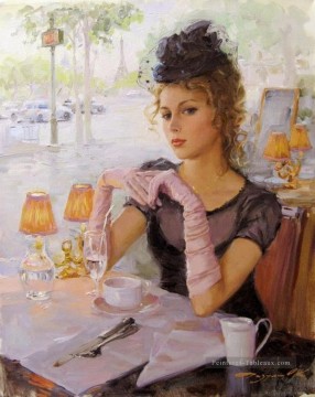  impressionist - Belle femme KR 046 Impressionist
